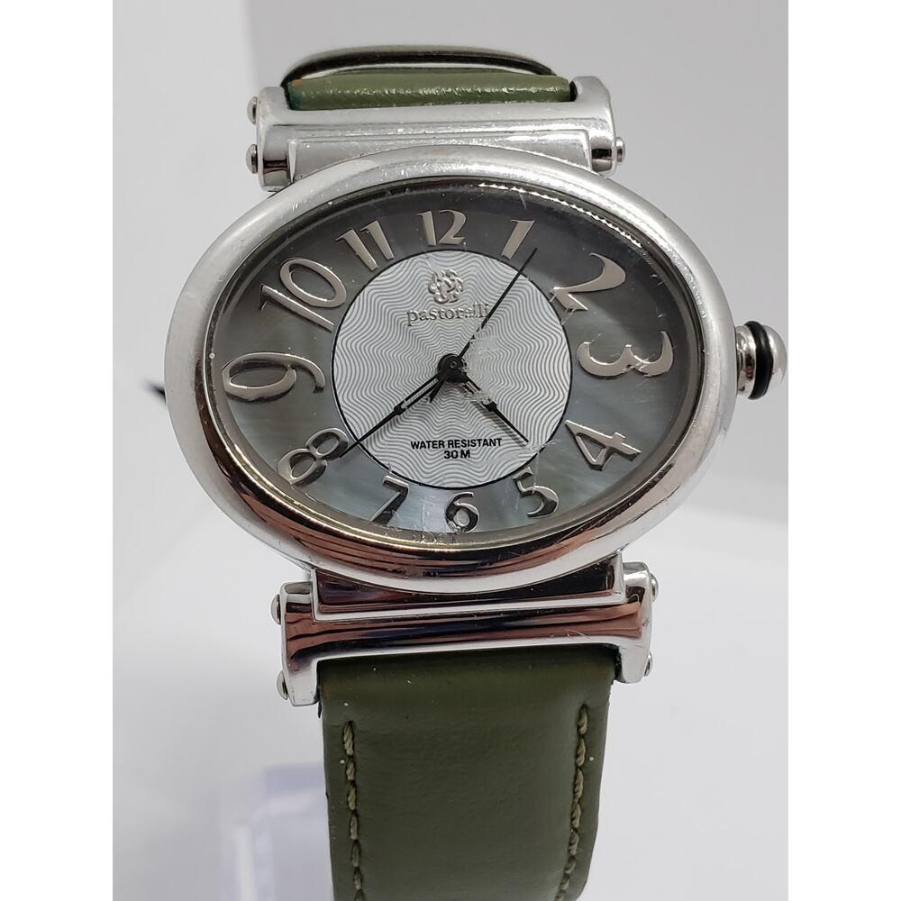 Pastorelli Women's watch. Oval face with opalescent outline. Working watch